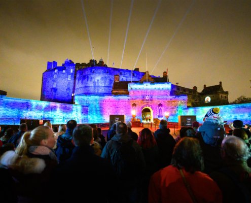 Castle of Light, Large Scale Projections
